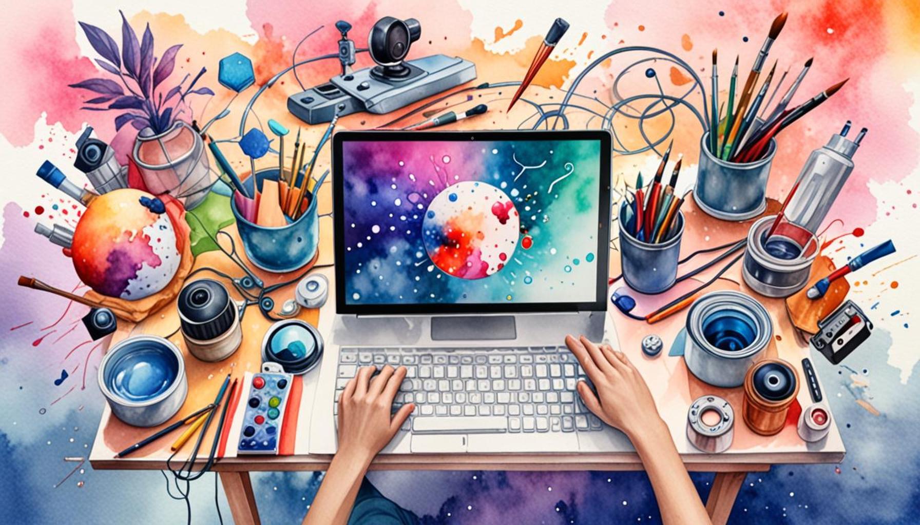 Exploring the Intersection of Technology and Creative Arts: The Role of Digital Tools in Artistic Creation