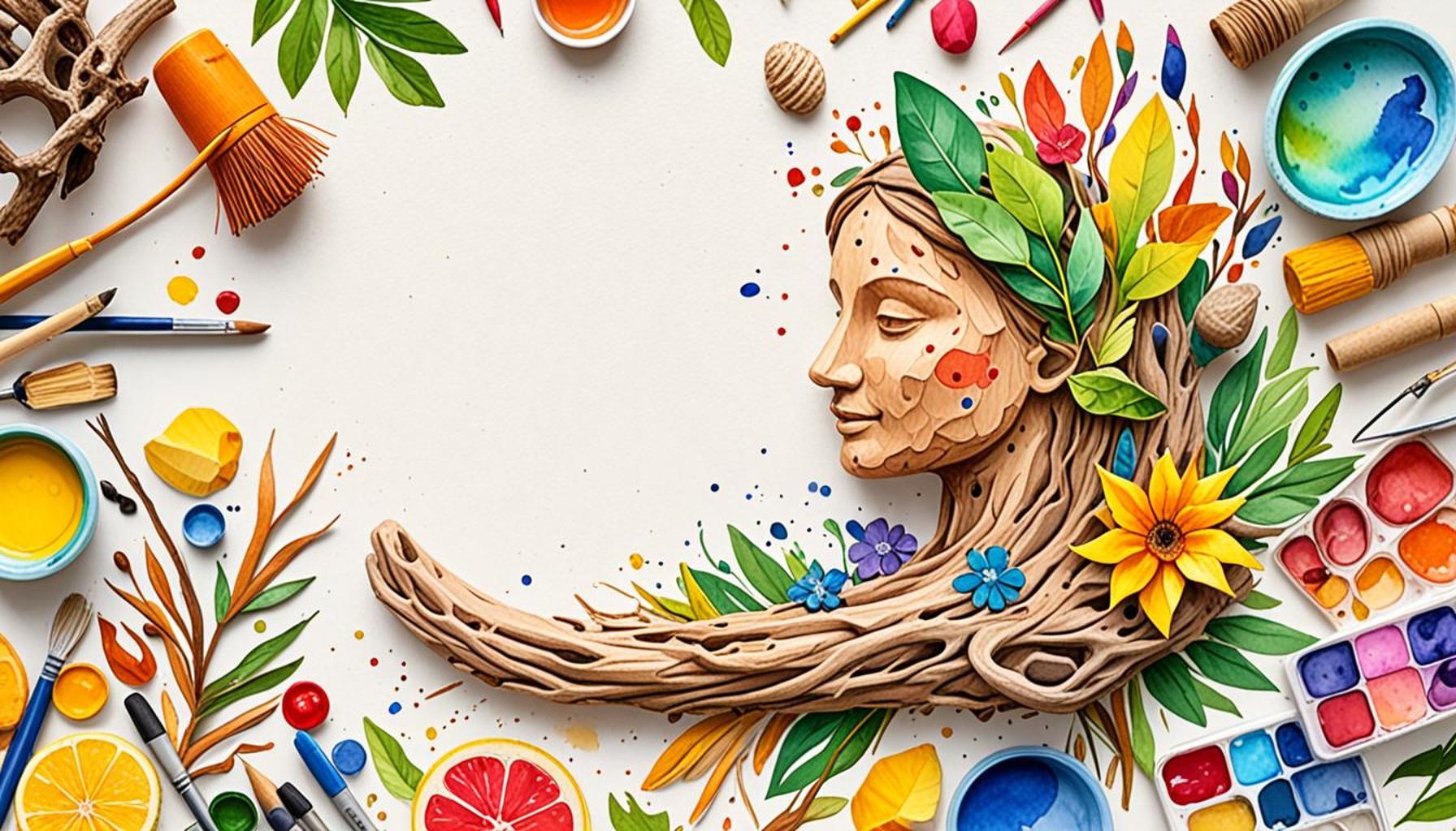 Natural Sculpture: Creating Art from Materials Collected During Outdoor Activities